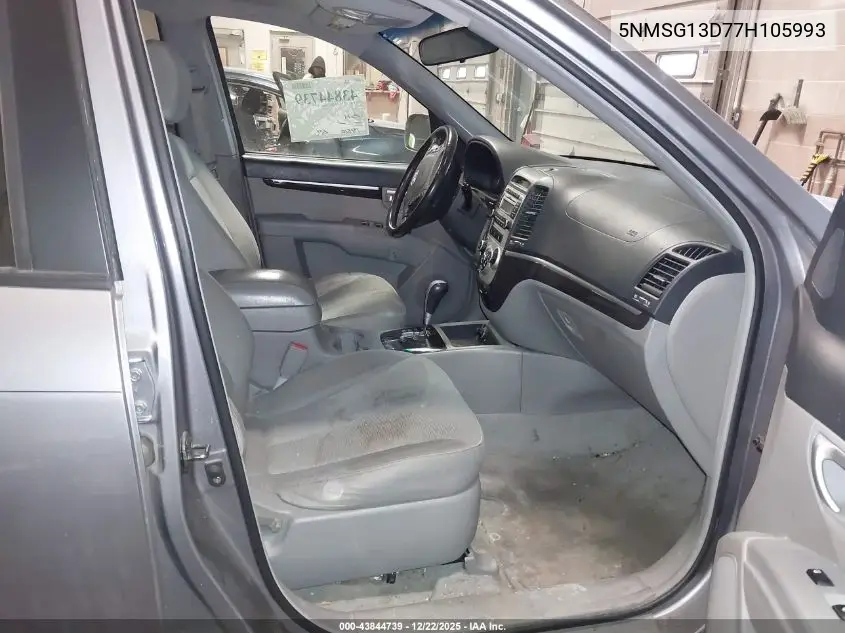 5NMSG13D77H105993 2007 Hyundai Santa Fe Gls