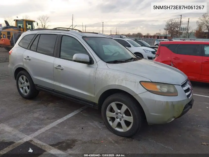 5NMSH73E87H061267 2007 Hyundai Santa Fe Limited/Se