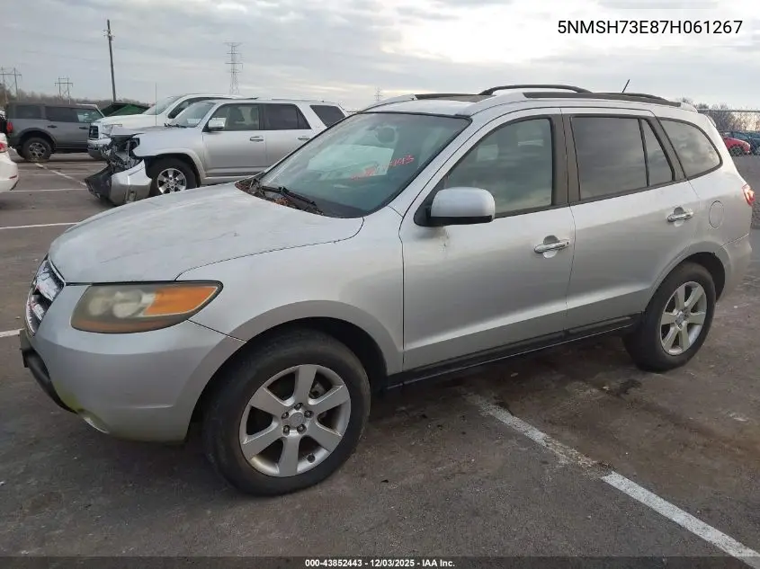 5NMSH73E87H061267 2007 Hyundai Santa Fe Limited/Se