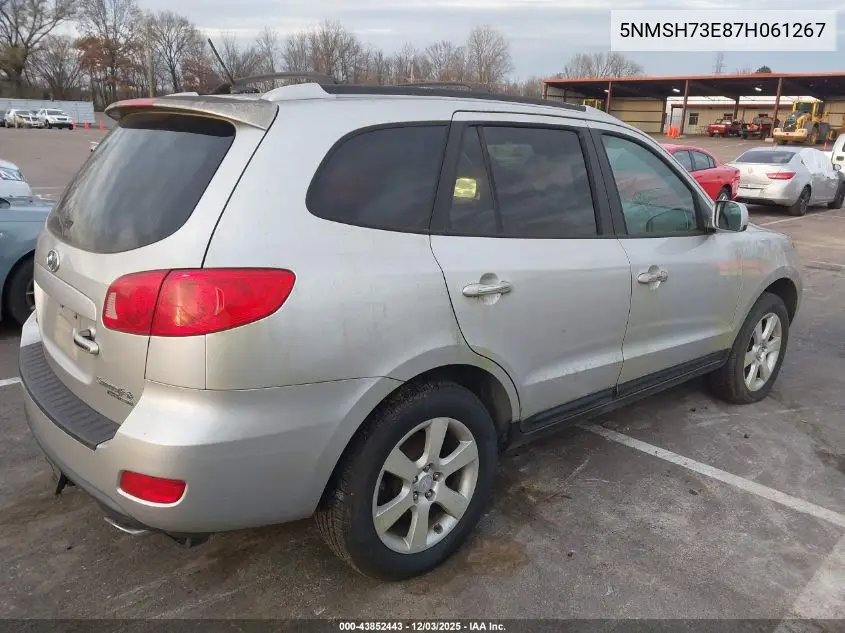 5NMSH73E87H061267 2007 Hyundai Santa Fe Limited/Se