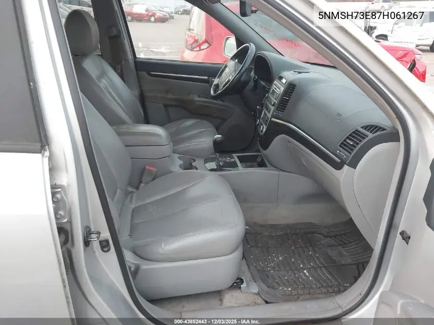 5NMSH73E87H061267 2007 Hyundai Santa Fe Limited/Se