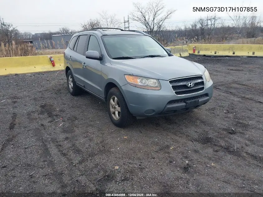 5NMSG73D17H107855 2007 Hyundai Santa Fe Gls