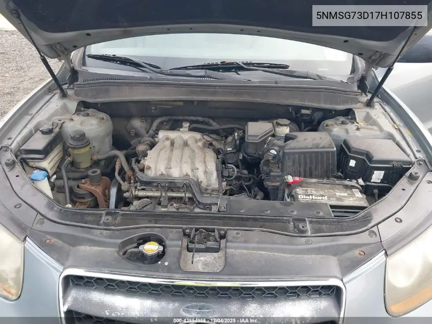 5NMSG73D17H107855 2007 Hyundai Santa Fe Gls