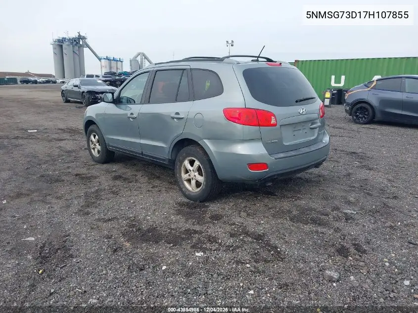 5NMSG73D17H107855 2007 Hyundai Santa Fe Gls