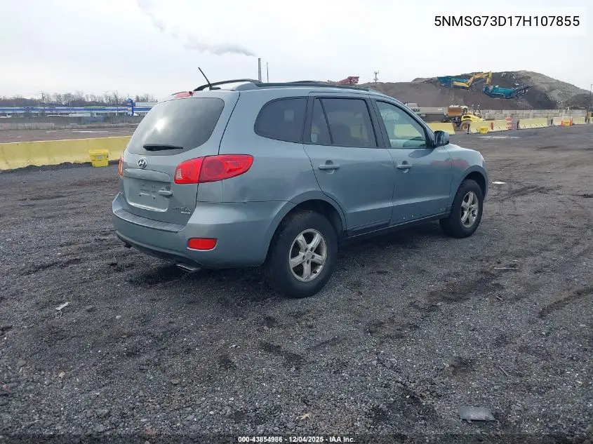 5NMSG73D17H107855 2007 Hyundai Santa Fe Gls