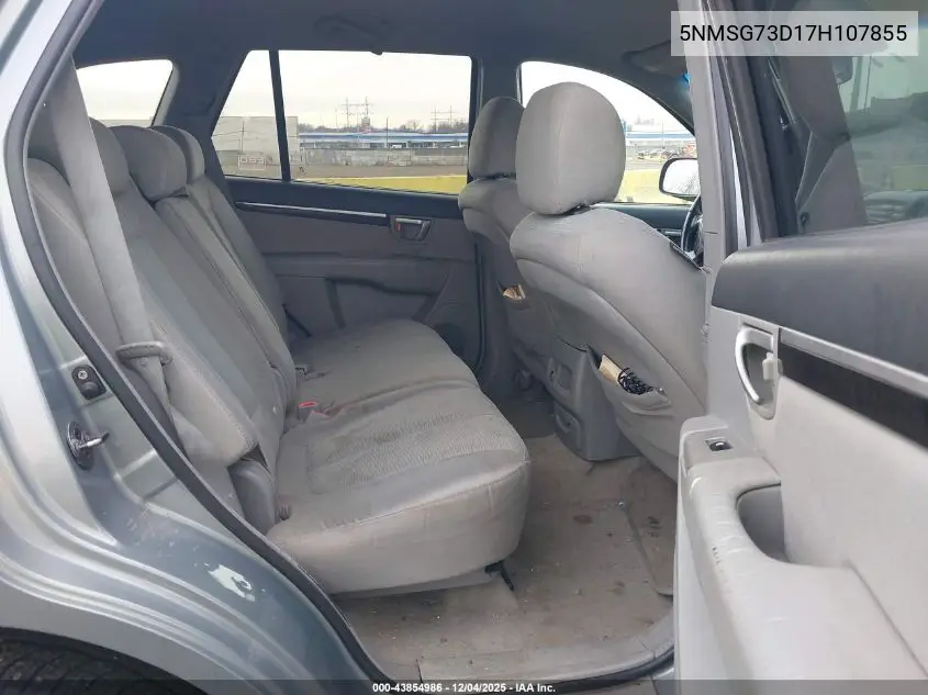 5NMSG73D17H107855 2007 Hyundai Santa Fe Gls