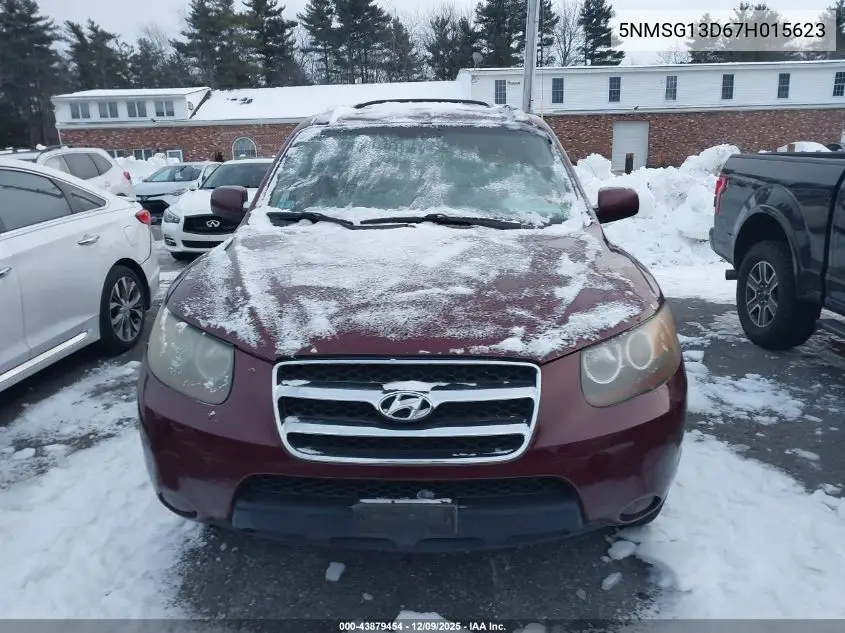 5NMSG13D67H015623 2007 Hyundai Santa Fe Gls