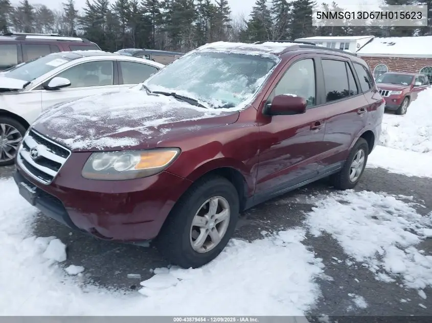 5NMSG13D67H015623 2007 Hyundai Santa Fe Gls