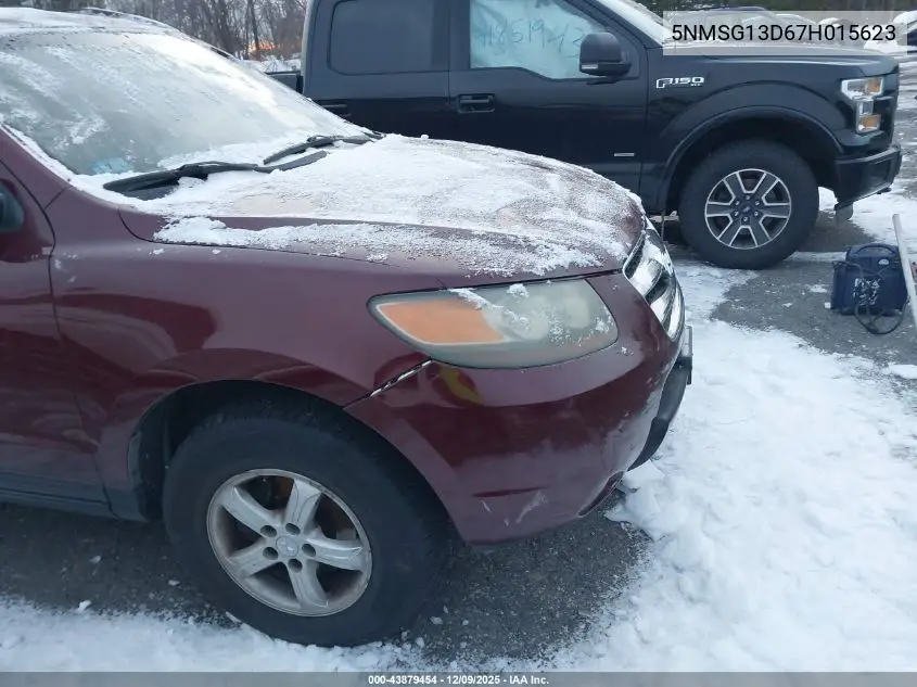 5NMSG13D67H015623 2007 Hyundai Santa Fe Gls