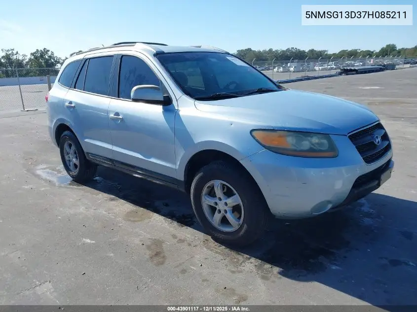 5NMSG13D37H085211 2007 Hyundai Santa Fe Gls