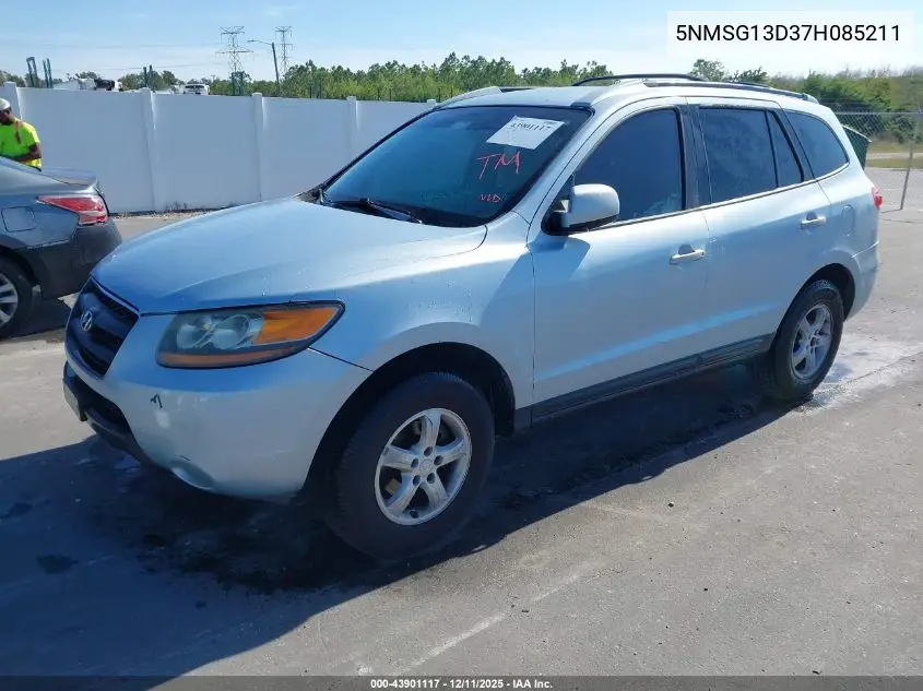 5NMSG13D37H085211 2007 Hyundai Santa Fe Gls