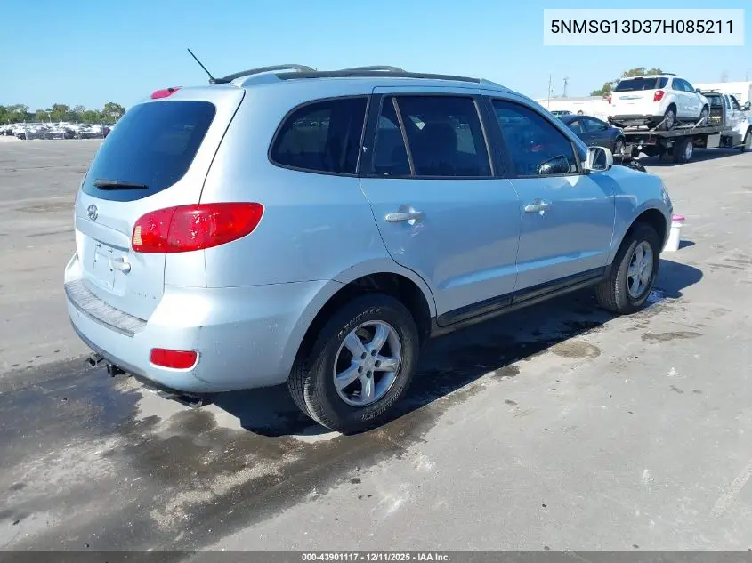5NMSG13D37H085211 2007 Hyundai Santa Fe Gls