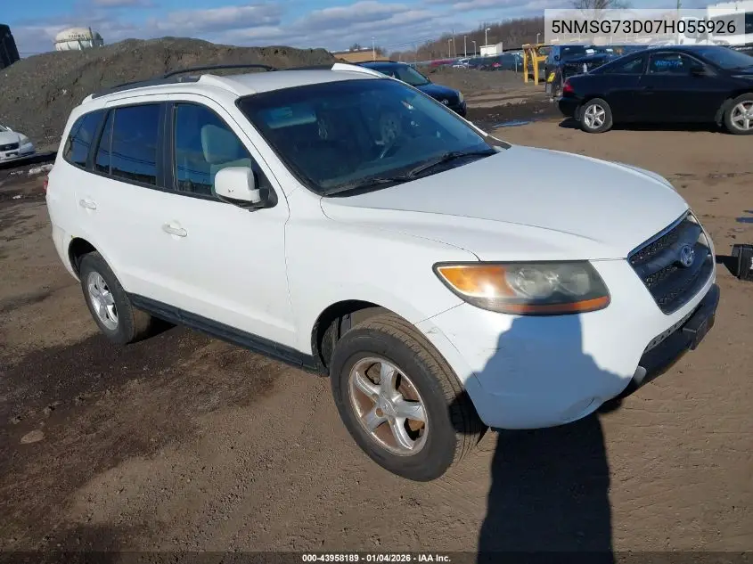 5NMSG73D07H055926 2007 Hyundai Santa Fe Gls