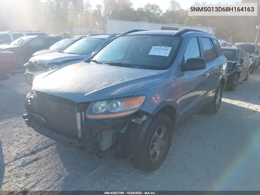 5NMSG13D68H164163 2008 Hyundai Santa Fe Gls