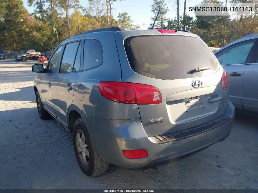 5NMSG13D68H164163 2008 Hyundai Santa Fe Gls