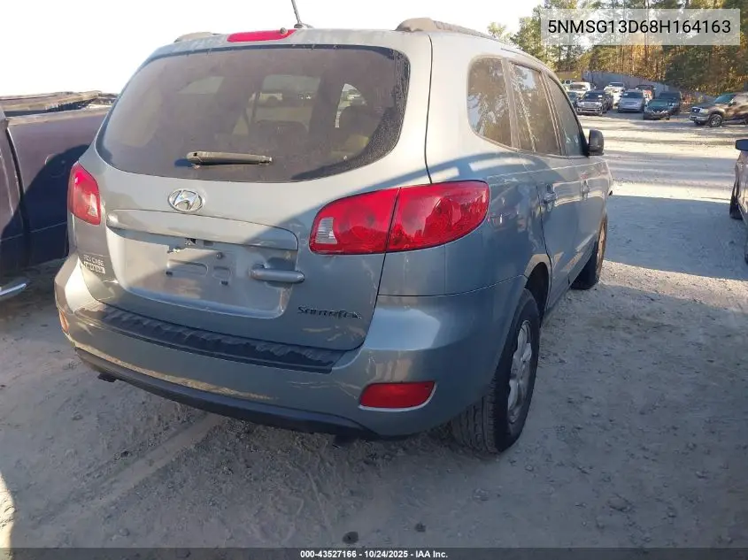 5NMSG13D68H164163 2008 Hyundai Santa Fe Gls