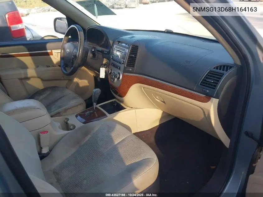 5NMSG13D68H164163 2008 Hyundai Santa Fe Gls