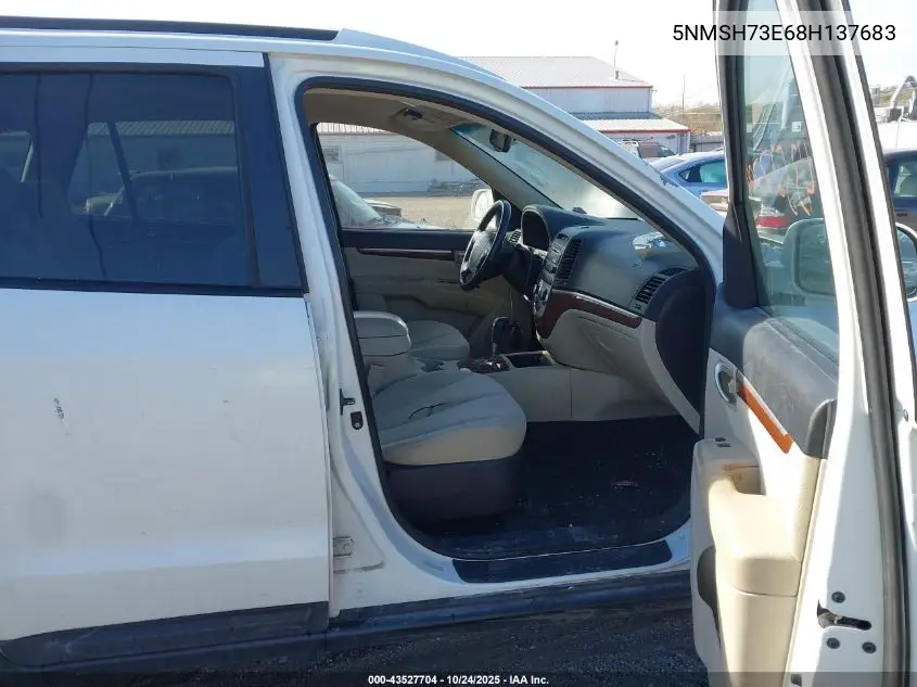 5NMSH73E68H137683 2008 Hyundai Santa Fe Limited/Se