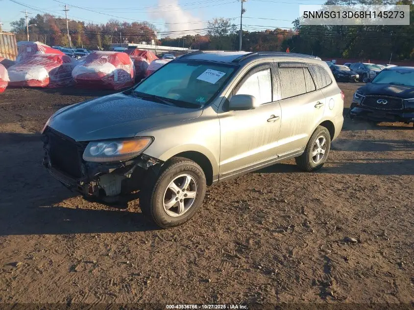 5NMSG13D68H145273 2008 Hyundai Santa Fe Gls