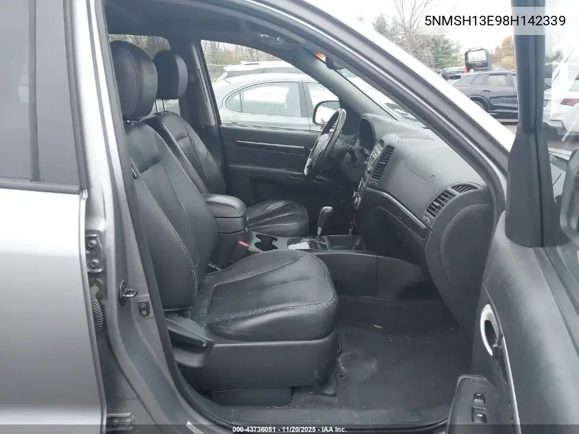 5NMSH13E98H142339 2008 Hyundai Santa Fe Limited/Se