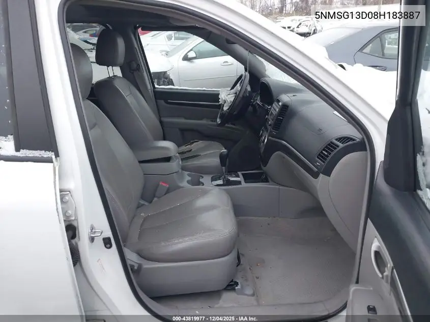 5NMSG13D08H183887 2008 Hyundai Santa Fe Gls