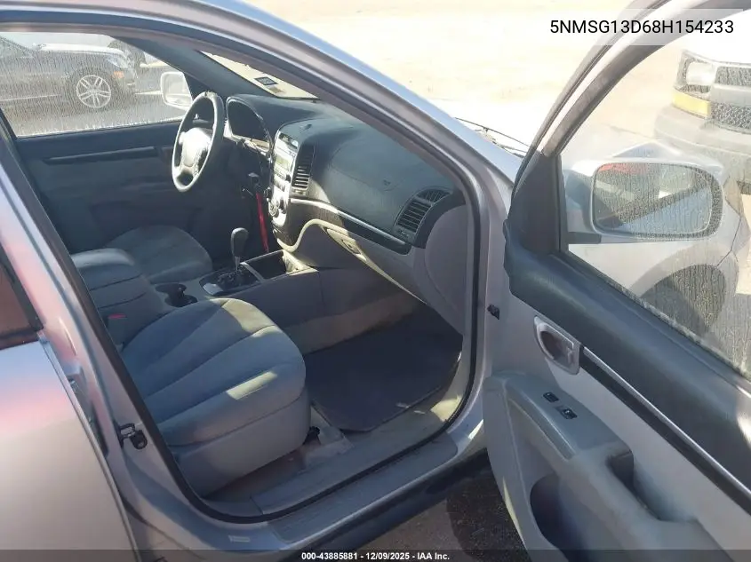 5NMSG13D68H154233 2008 Hyundai Santa Fe Gls