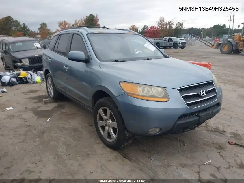 5NMSH13E49H325455 2009 Hyundai Santa Fe Limited