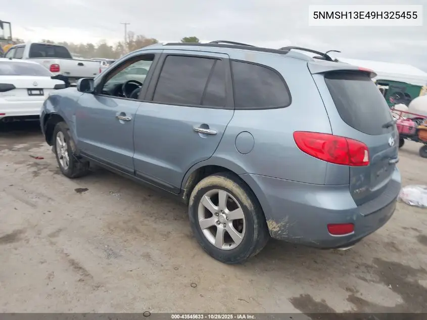 5NMSH13E49H325455 2009 Hyundai Santa Fe Limited