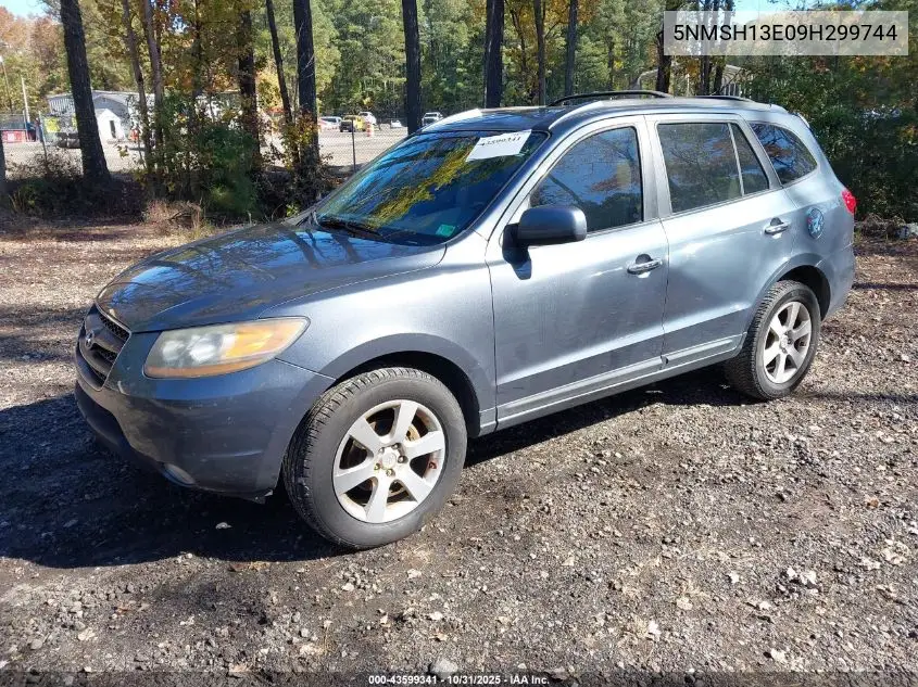 5NMSH13E09H299744 2009 Hyundai Santa Fe Limited