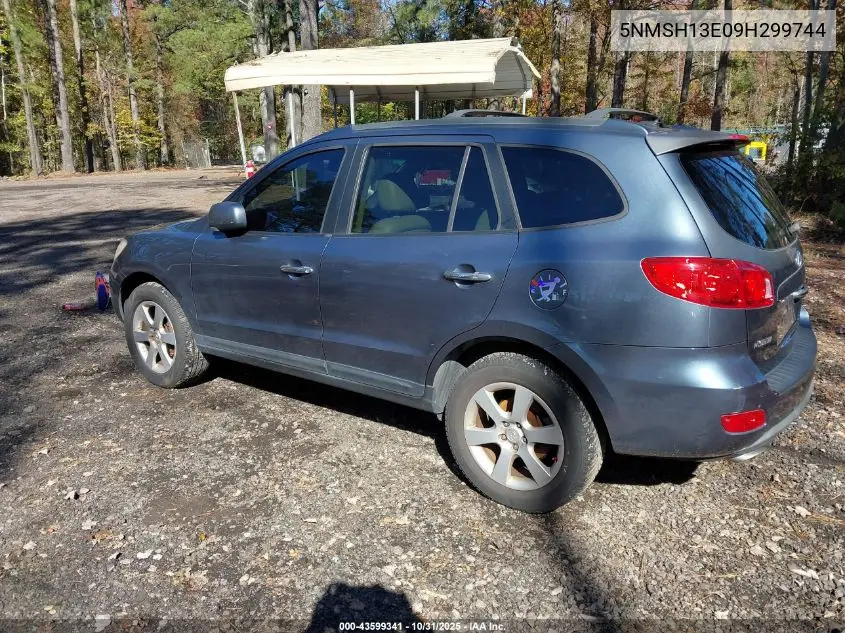 5NMSH13E09H299744 2009 Hyundai Santa Fe Limited
