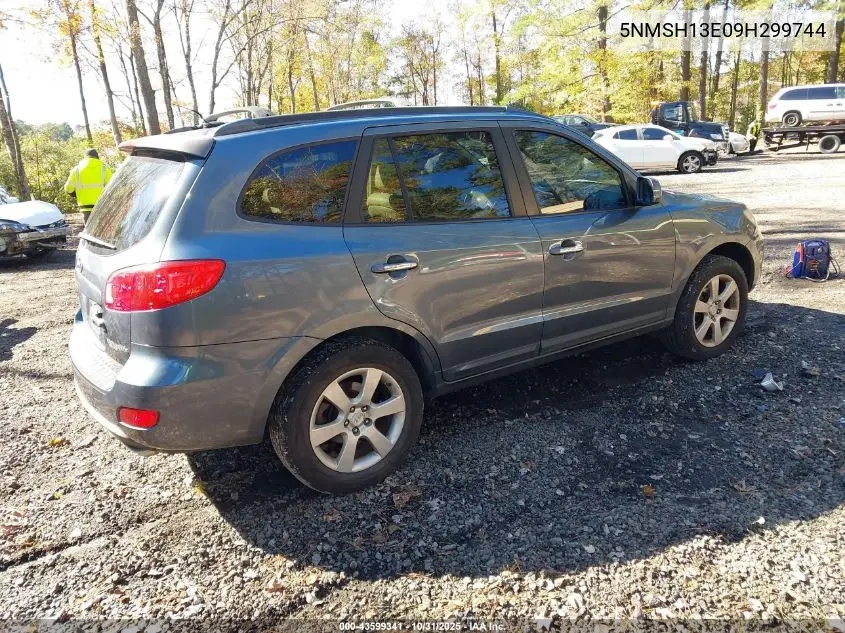 5NMSH13E09H299744 2009 Hyundai Santa Fe Limited
