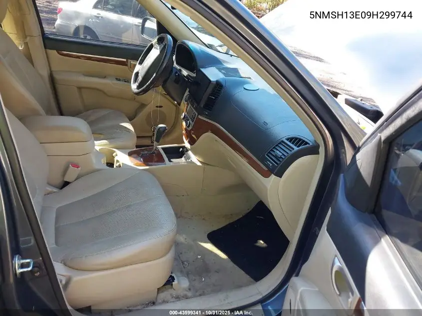 5NMSH13E09H299744 2009 Hyundai Santa Fe Limited