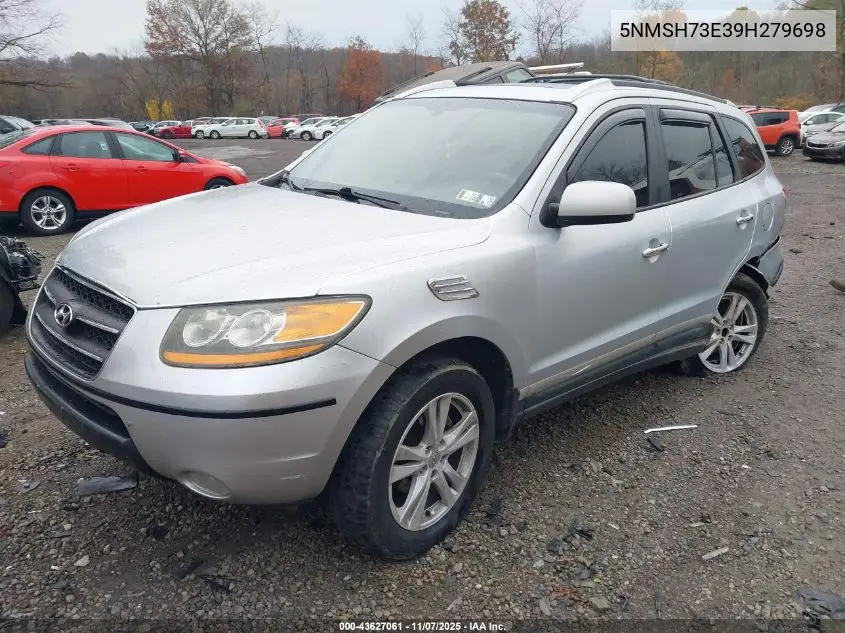 5NMSH73E39H279698 2009 Hyundai Santa Fe Limited