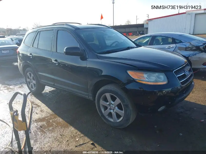 5NMSH73E19H319423 2009 Hyundai Santa Fe Limited
