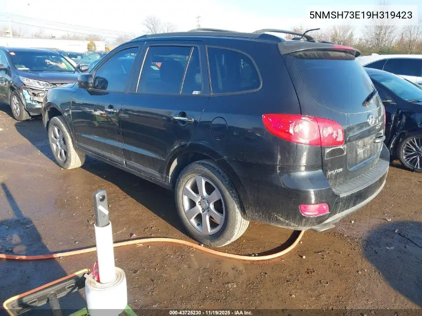 5NMSH73E19H319423 2009 Hyundai Santa Fe Limited