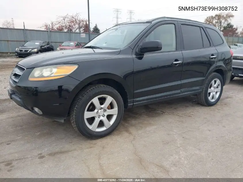 5NMSH73E99H308752 2009 Hyundai Santa Fe Limited