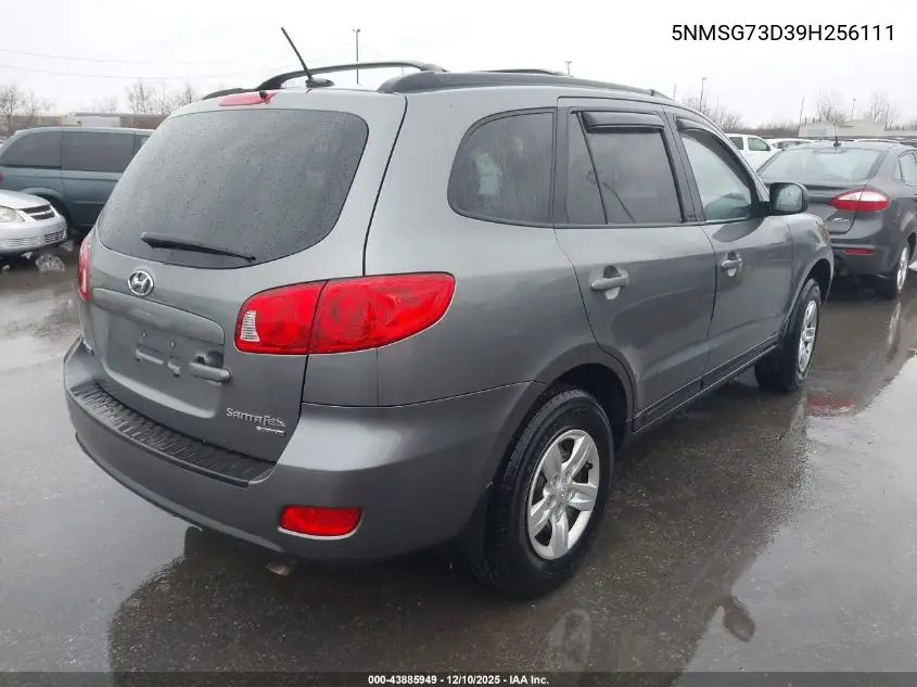5NMSG73D39H256111 2009 Hyundai Santa Fe Gls