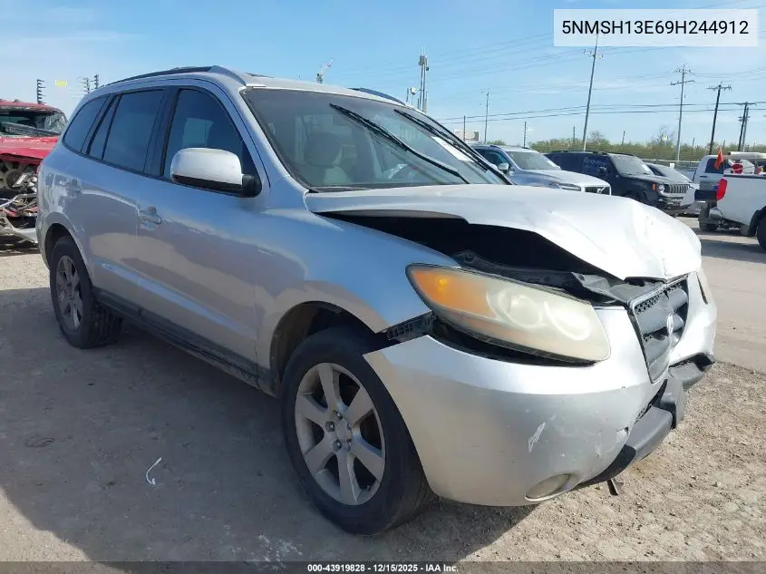 5NMSH13E69H244912 2009 Hyundai Santa Fe Se