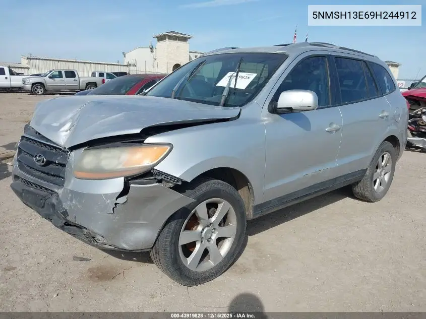 5NMSH13E69H244912 2009 Hyundai Santa Fe Se