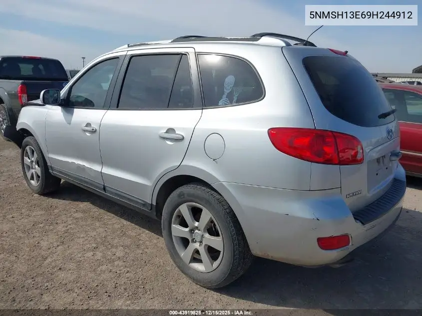 5NMSH13E69H244912 2009 Hyundai Santa Fe Se