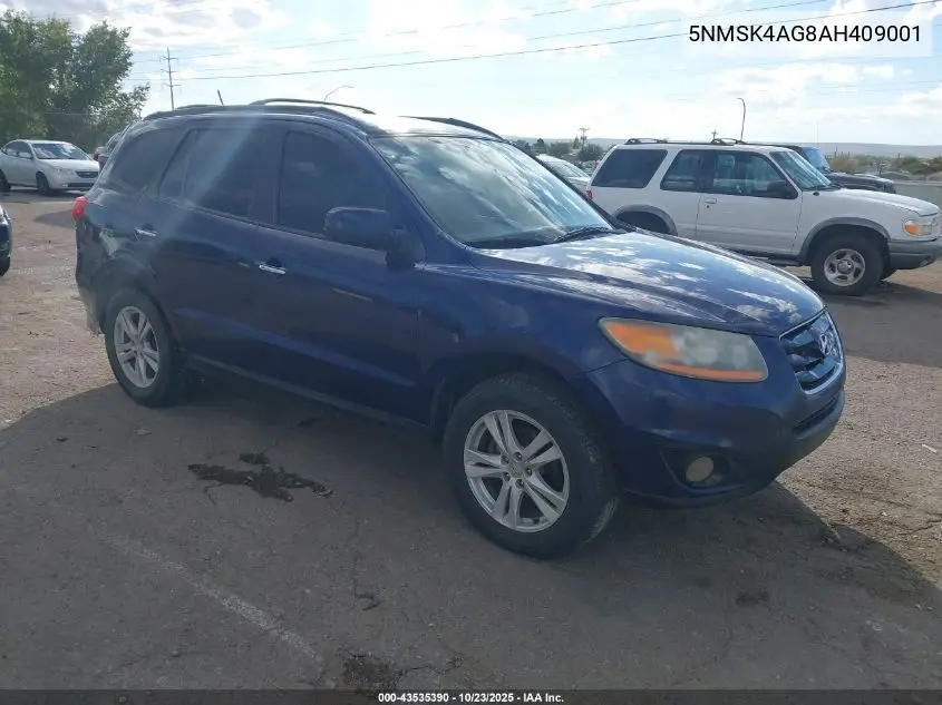 5NMSK4AG8AH409001 2010 Hyundai Santa Fe Limited V6