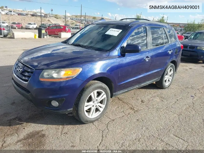 5NMSK4AG8AH409001 2010 Hyundai Santa Fe Limited V6