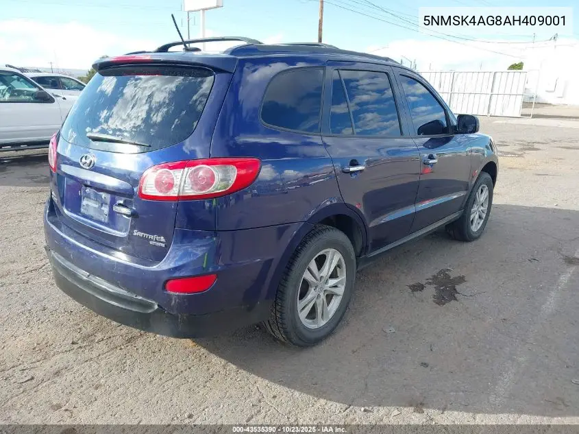 5NMSK4AG8AH409001 2010 Hyundai Santa Fe Limited V6