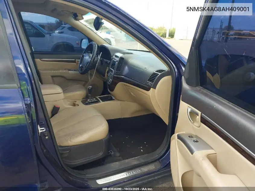 5NMSK4AG8AH409001 2010 Hyundai Santa Fe Limited V6