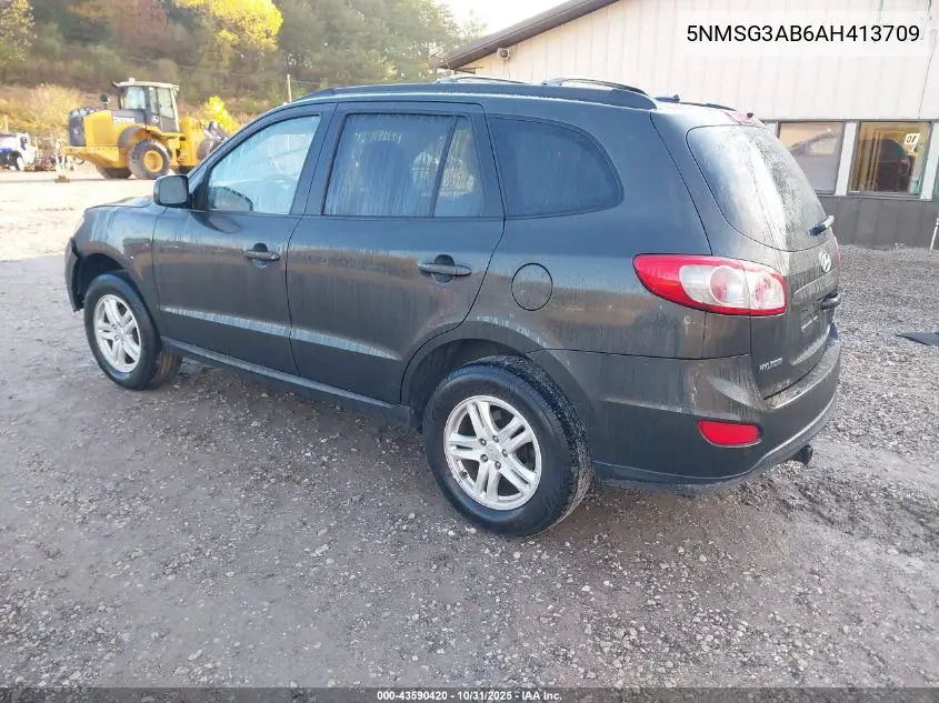 5NMSG3AB6AH413709 2010 Hyundai Santa Fe Gls