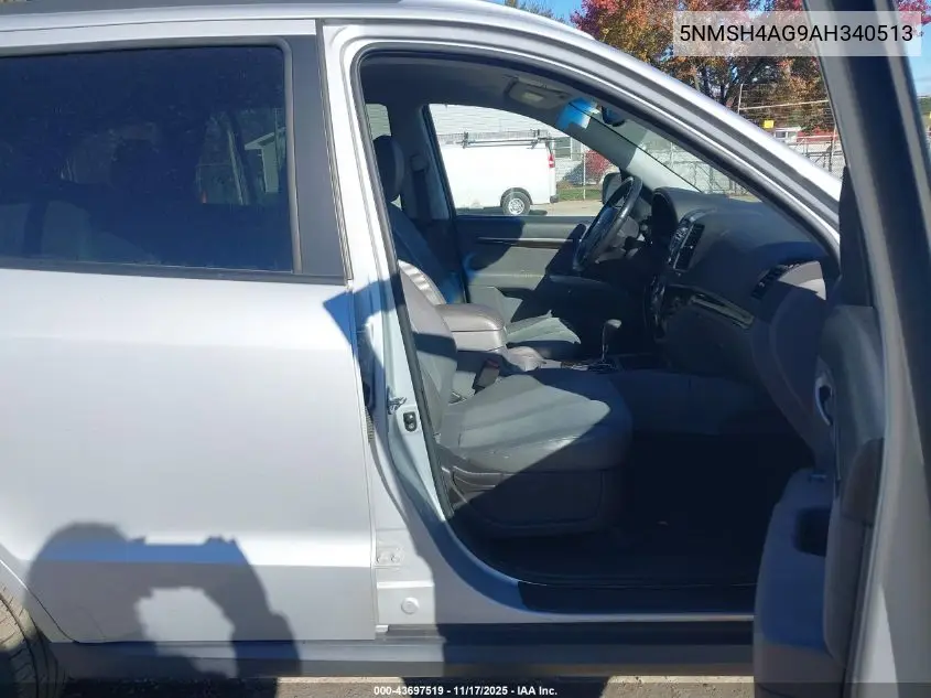 5NMSH4AG9AH340513 2010 Hyundai Santa Fe Se