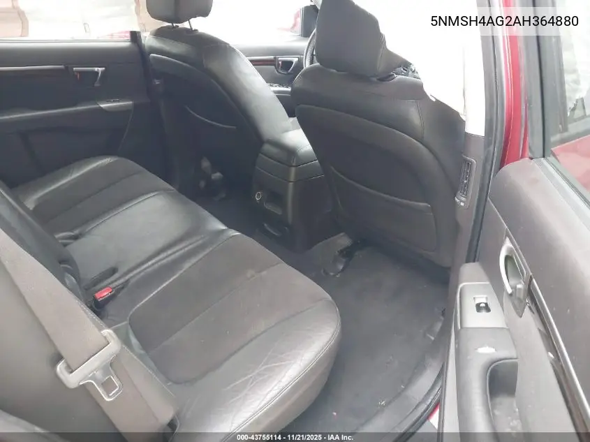 5NMSH4AG2AH364880 2010 Hyundai Santa Fe Se