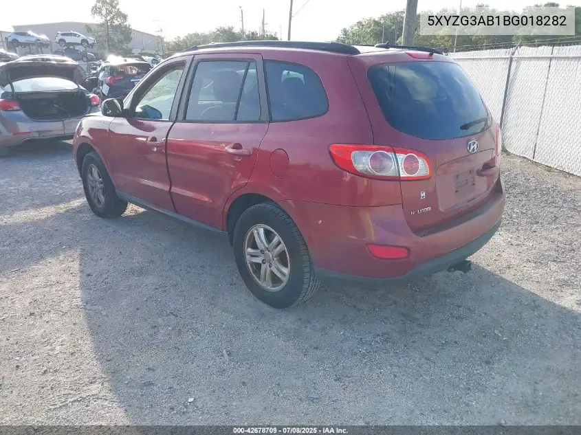 5XYZG3AB1BG018282 2011 Hyundai Santa Fe Gls