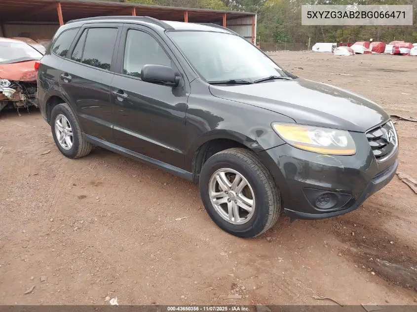 5XYZG3AB2BG066471 2011 Hyundai Santa Fe Gls