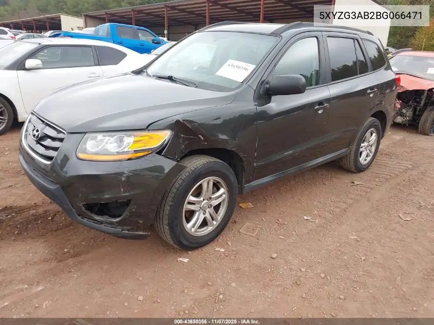 5XYZG3AB2BG066471 2011 Hyundai Santa Fe Gls